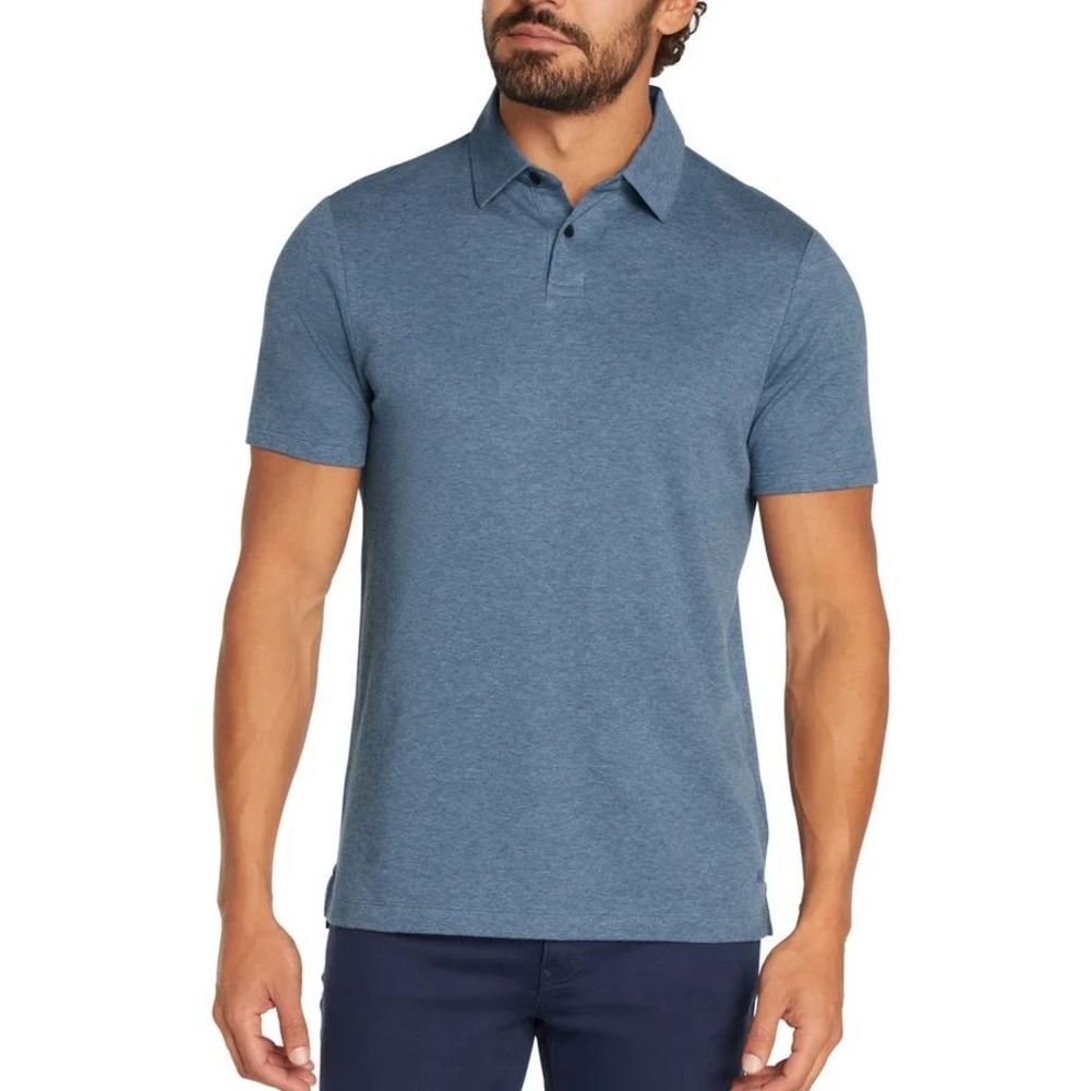 Banana Republic Polo Shirt Men's XL Blue 100% Cotton Short Sleeve Casual